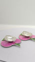 Pure Silver Peepal Leaf Pattern Fancy Diya 11.34 grams